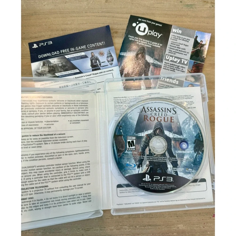 Assassin's Creed Rogue Limited Edition‎ PS3 Sony PlayStation 3 Black Label
